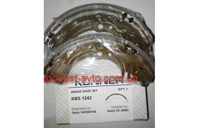 Тормозные колодки задние Geely CK(c ABS) Konner 1403060180, KBS-1242