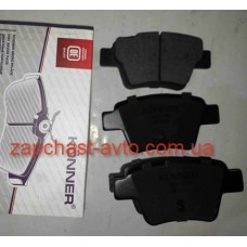 Тормозные колодки задние Geely Emgrand Konner 1064001725, KPR-1731