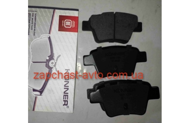 Тормозные колодки задние Geely Emgrand Konner 1064001725, KPR-1731