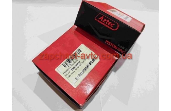 Кольца поршневые Accent, Getz, Cerato, Elantra 1.6 STD Aztec 23040-26170