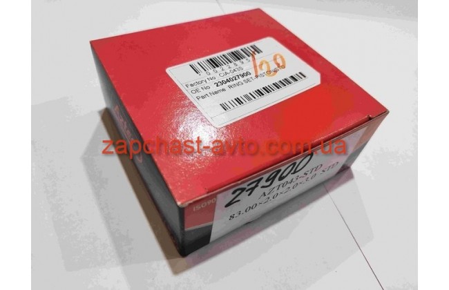 Кольца поршневые Tucson, Sportage, Elantra, I30 2.0 AZTEC 23040-27900