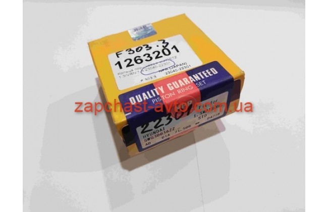 Кольца поршневые Accent, Getz 1.3 STD NPR 23040-22301