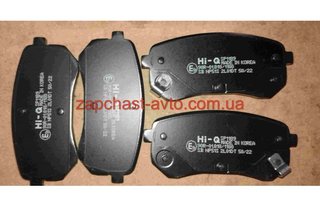 Тормозные колодки задние i10, Picanto SB 58302-1GA00