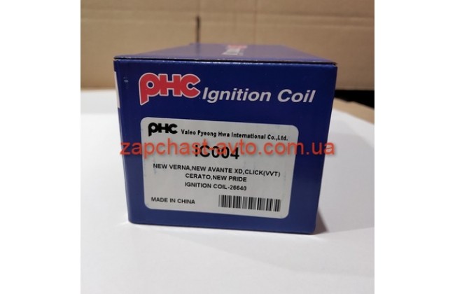 Катушка зажигания Accent, Rio 05-11 PHC 27301-26640