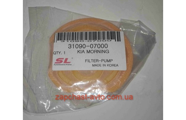 Фильтр топливный (сетка в баке) Elantra, I30, Ceed, Picanto SL 31090-07000