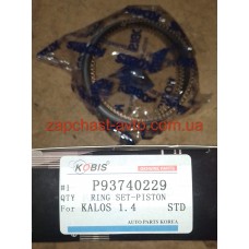 Кольца поршневые Lacetti, Aveo 1.4 DOHS Kobis
